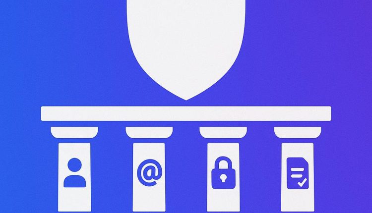 Symbol Der Sicherheit Und Kommunikation